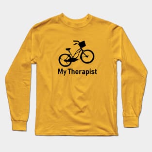 Bicycle is my therapist Long Sleeve T-Shirt